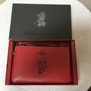 Coach Disney Minnie Wristlet